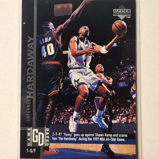 Anfernee Hardaway 1997 Upper-Deck Game Date "Penny" #88 NBA Basketball Orlando Magic Excellent Sleeved