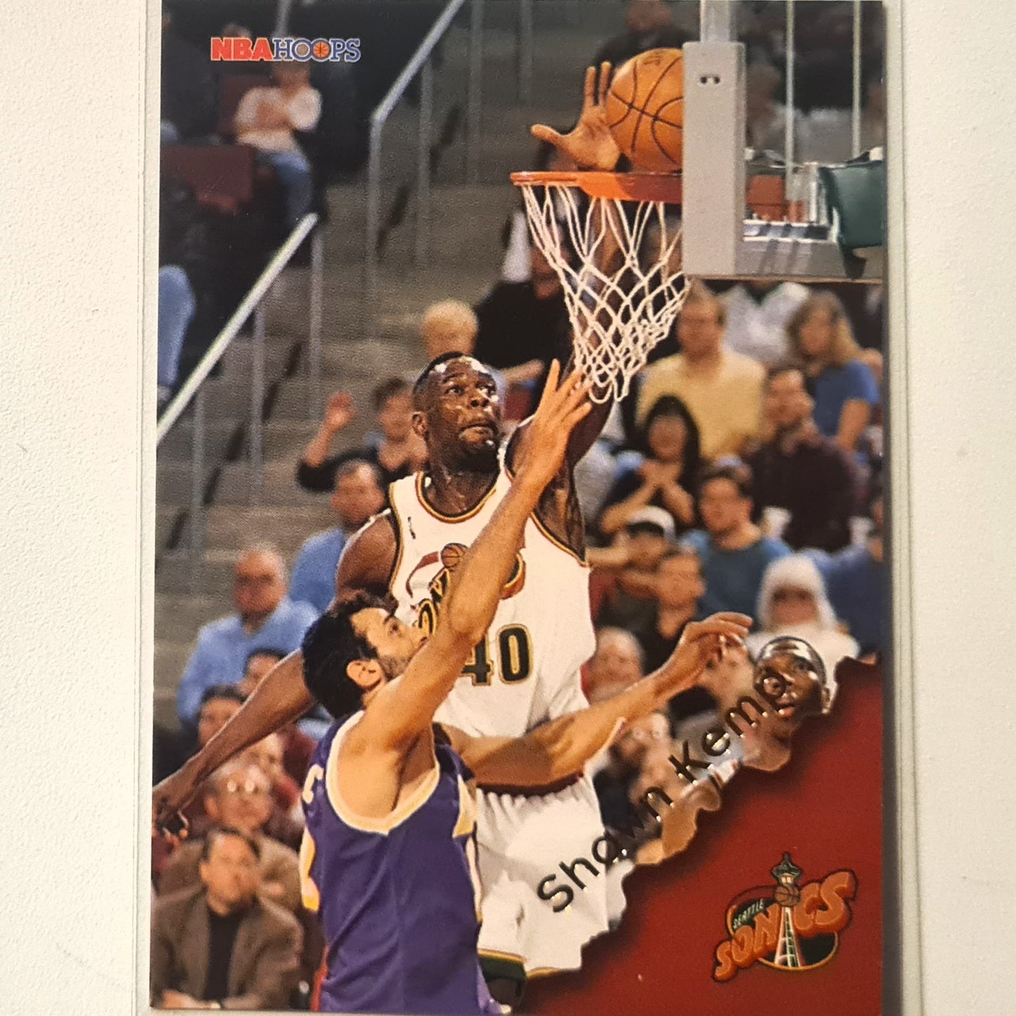 Shawn Kemp 1996 Skybox NBA Hoops #147 NBA Basketball Seattle Super Sonics Excellent Sleeved