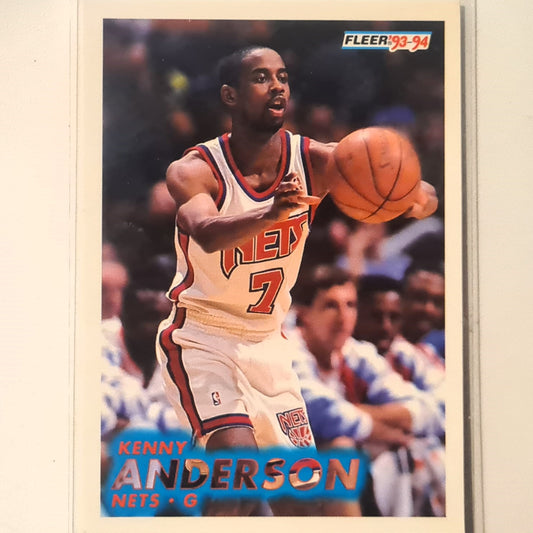Kenny Anderson 1993 Fleer 93-94 #130 NBA Basketball New Jersey Nets excellent Sleeved