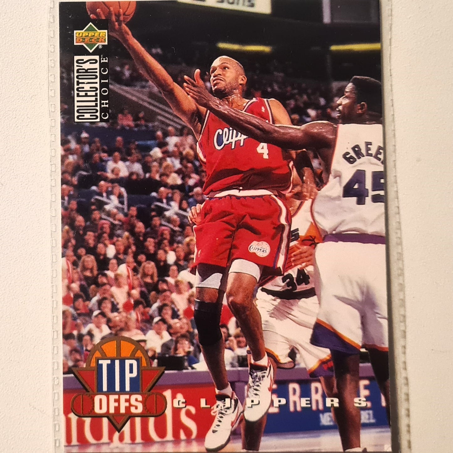 Ron Harper 1994 Upper-Deck Tip offs #177 NBA Basketball LA Clippers Excellent Sleeved