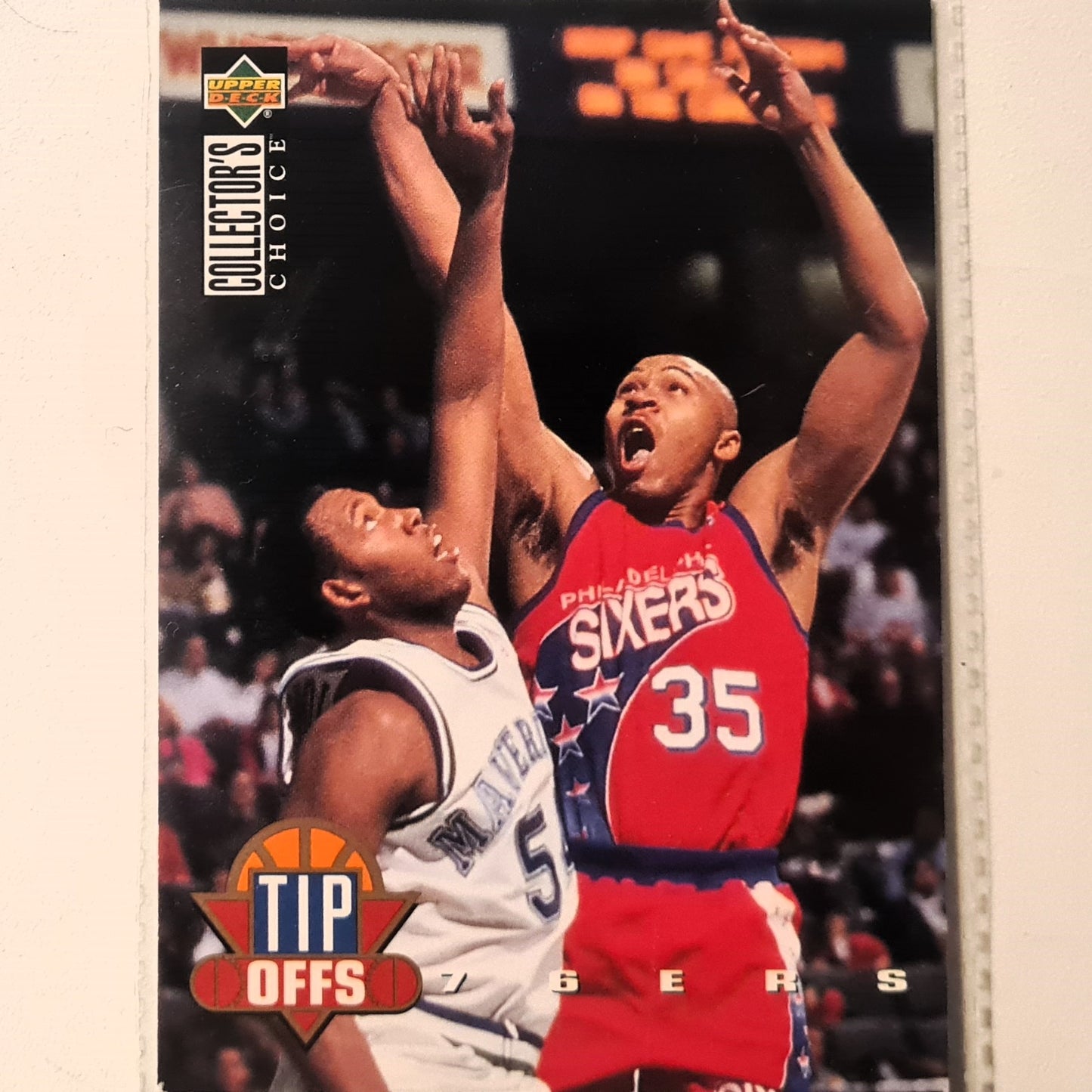 Clarence Weatherspoon 1994 Upper-Deck Tip offs #185 NBA Basketball Philadelphia 76ers Excellent Sleeved