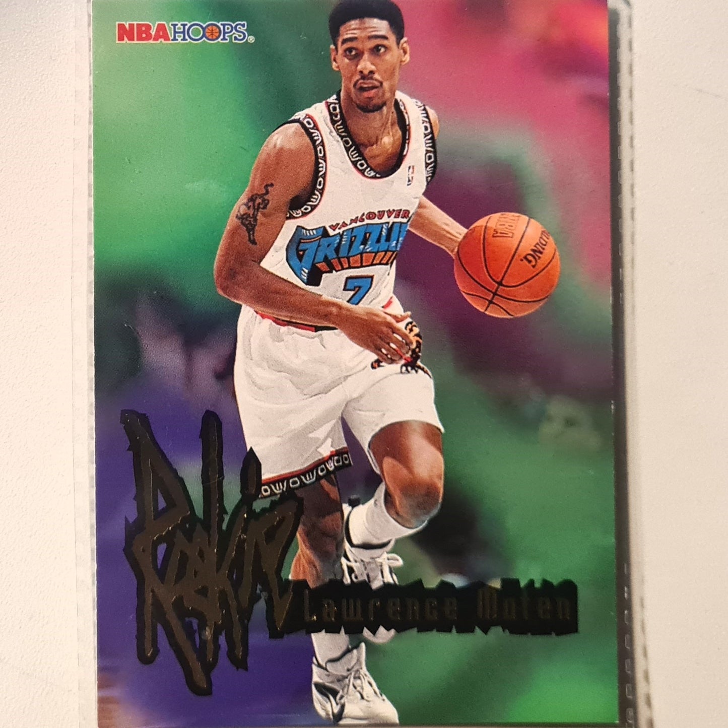 Lawrence Moten 1996 Skybox NBA Hoops Rookie RC #288 NBA Basketball Vancouver Grizzlies Very good Sleeved