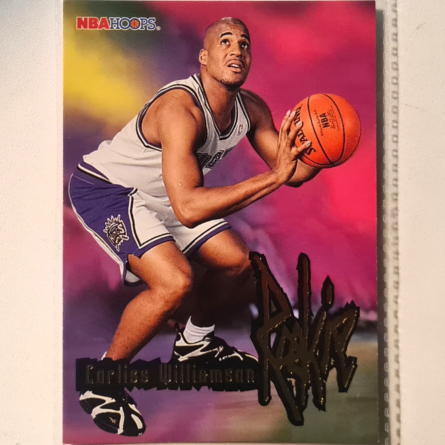 Corliss Williamson 1996 Skybox NBA Hoops Rookie RC #282 NBA Basketball Sacramento Kings Very good Sleeved