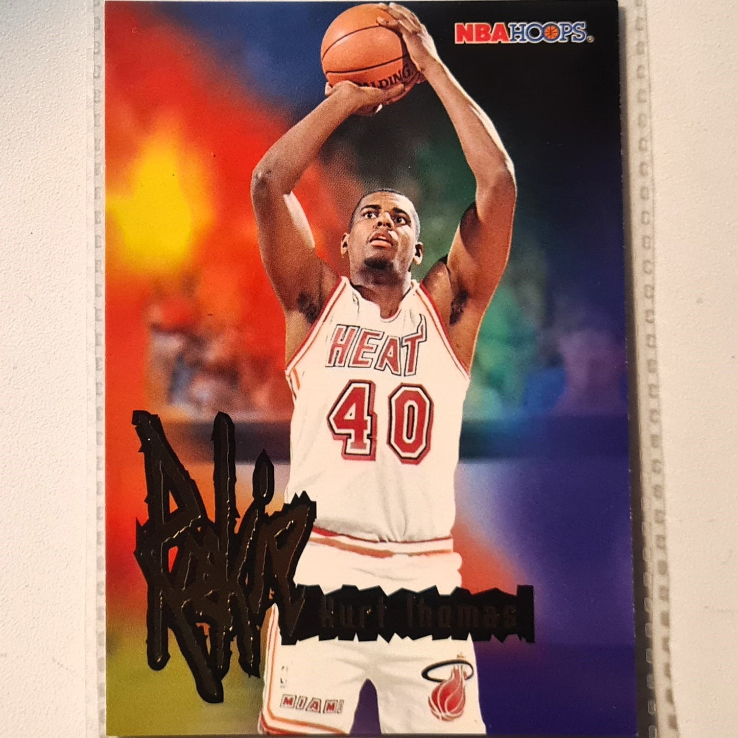 Kurt Thomas 1996 Skybox NBA Hoops Rookie RC #269 NBA Basketball Miami Heat Very good Sleeved