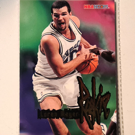 Loren Meyer 1996 Skybox NBA Hoops Rookie RC #258 NBA Basketball Dallas Mavericks Very good Sleeved