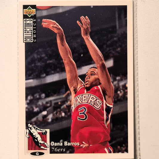 Dana Barros 1994 Upper-Deck #267 NBA Basketball Philadelphia 76ers excellent Sleeved