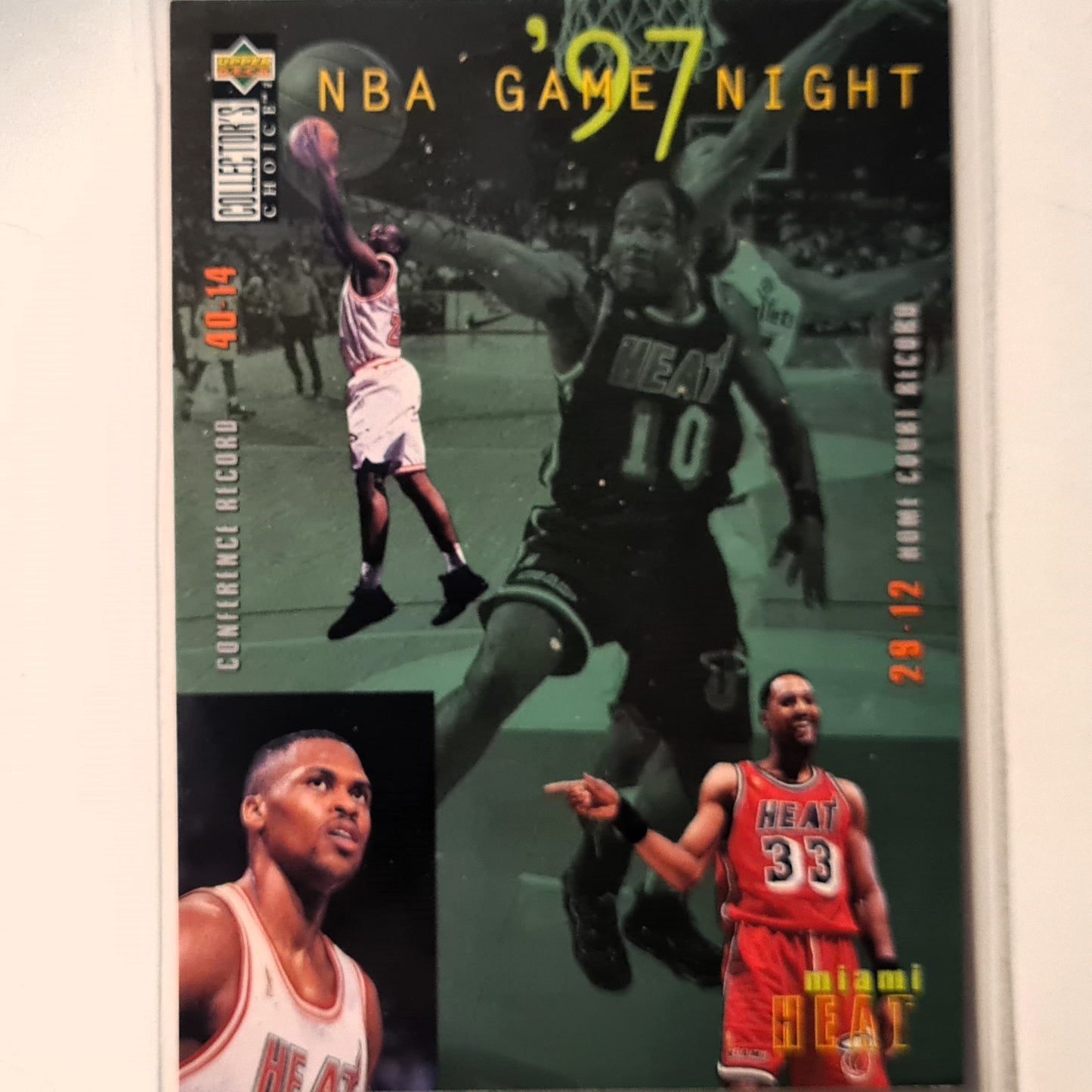 Tim Hardaway 1997 Upper-Deck Game Night #169 NBA Basketball Miami Heat excellent Sleeved