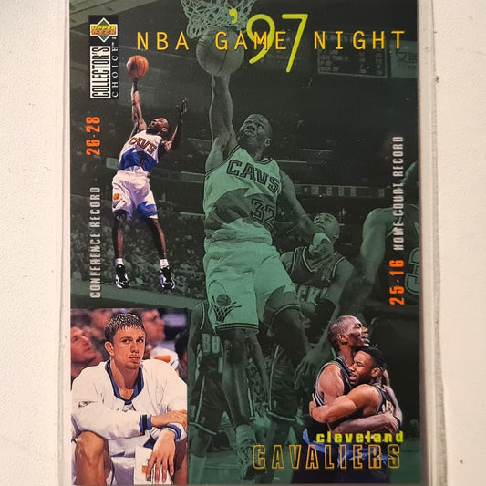 Terrell Brandon 1997 Upper-Deck Game Night #160 NBA Basketball Cleveland Cavaliers excellent Sleeved