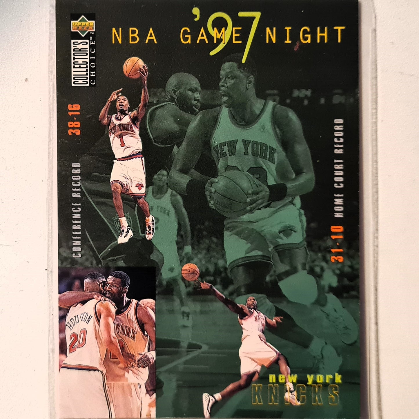 Patrick Ewing 1997 Upper-Deck Game Night #173 NBA Basketball New York Knicks excellent Sleeved
