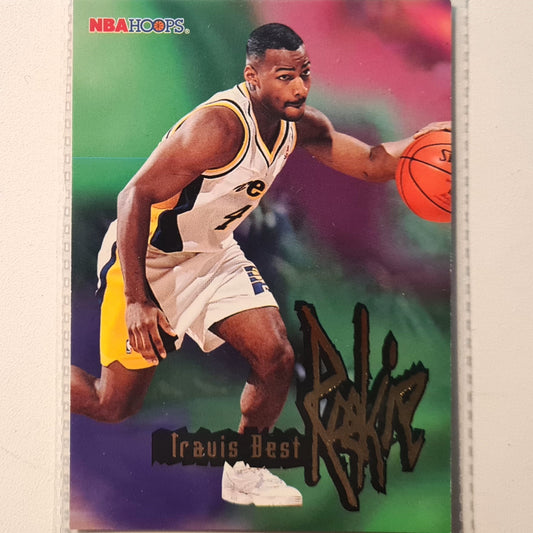 Travis Best 1996 Skybox NBA Hoops Rookie RC #265 NBA Basketball Indiana Pacers Very good Sleeved
