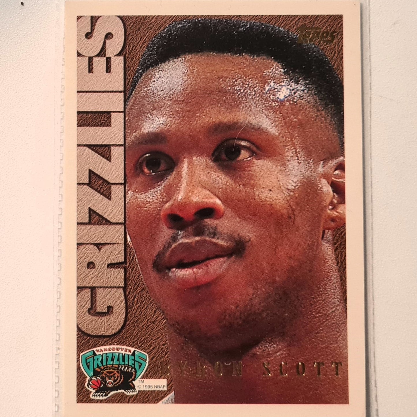 Byron Scott 1995 Topps Grizzlies Draft  NBA Basketball Vancouver Grizzlies Sleeved