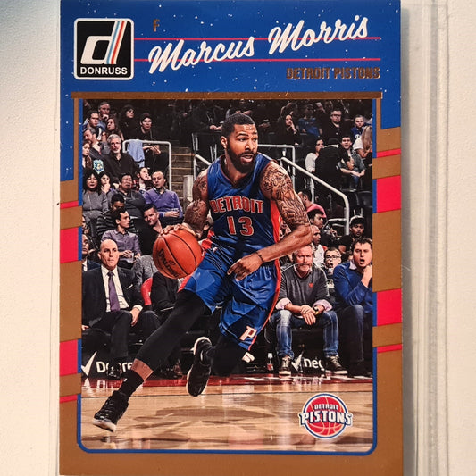 Marcus Morris 2016-17 Panini Donruss winter edition #101 NBA Basketball Detroit Pistons very good Sleeved