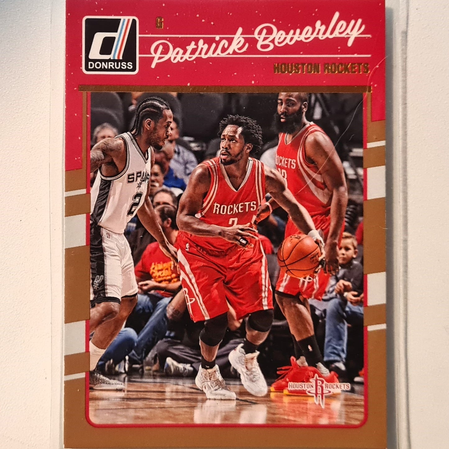 Patrick Beverley 2016-17 Panini Donruss winter edition #114 NBA Basketball Houston Rockets very good Sleeved
