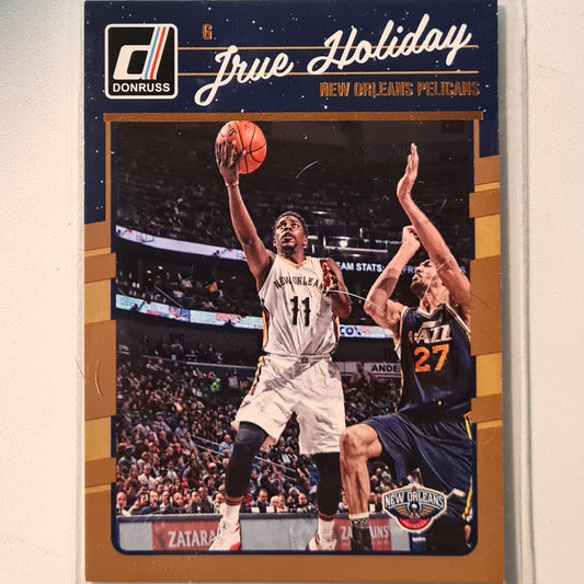 Jrue Holiday 2016-17 Panini Donruss winter edition #99 NBA Basketball New Orleans Pelicans very good Sleeved