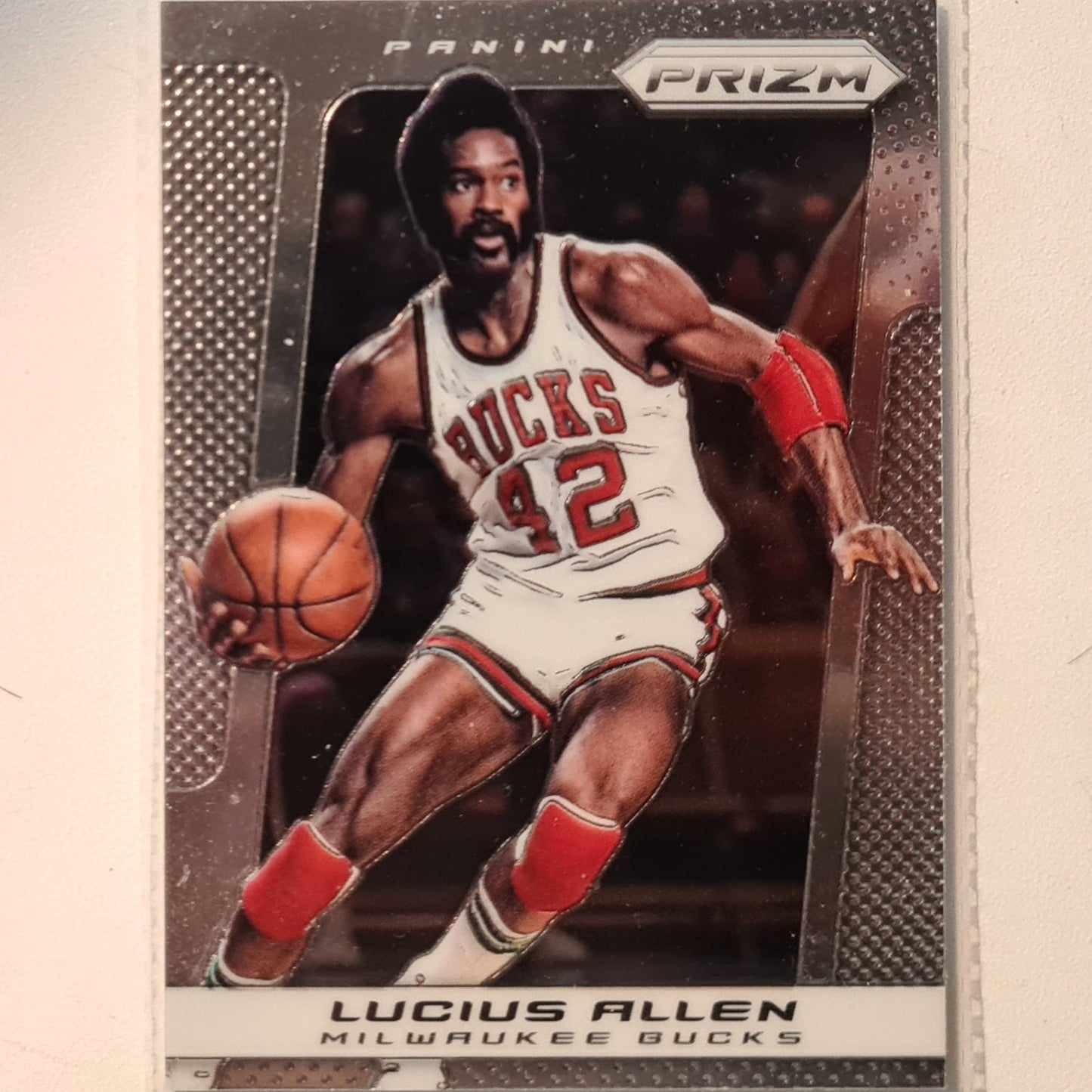 Lucius Allen 2021-22 Panini Prizm #249 NBA Basketball Milwaukee Bucks Excellent Sleeved