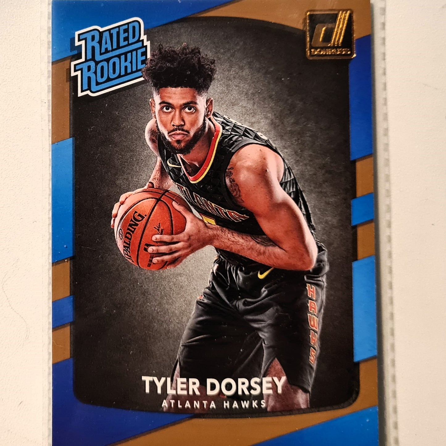 Tyler Dorsey 2017-18 Panini Donruss Rookie RC #157NBA Basketball Atlanta Hawks Excellent Sleeved