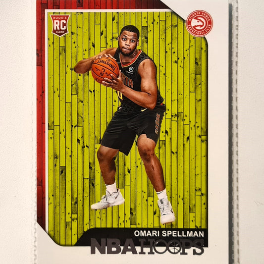 Omari Spellman 2018-19 Panini Hoops Rookie RC #251 NBA Basketball Atlanta Hawks Excellent/mint Sleeved