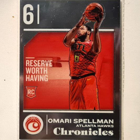 Omari Spellman 2018-19 Panini Status Rookie RC #503 NBA Basketball Atlanta Hawks Excellent/mint Sleeved