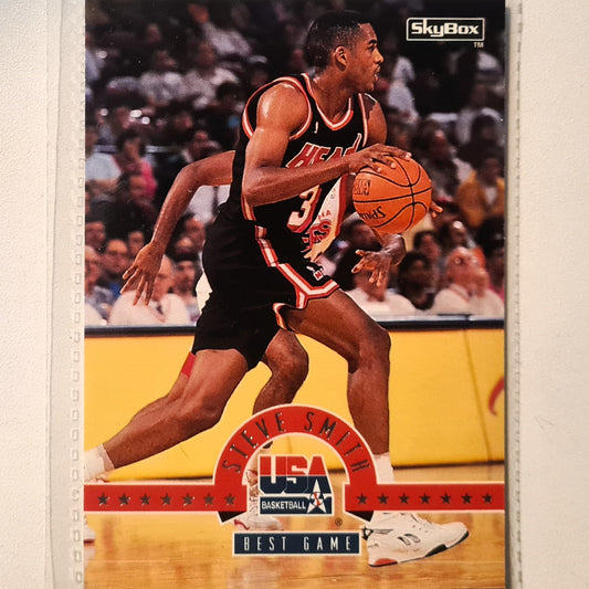 Steve Smith 1994 Skybox USA Basketball Best Game #27 NBA Basketball Miami Heat very good Sleeved
