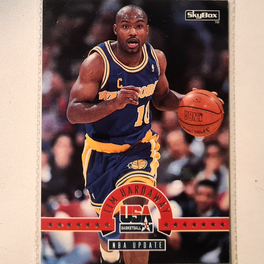 Tim Hardaway 1994 Skybox USA Basketball NBA Update #64 NBA Basketball Golden State Warriors very good