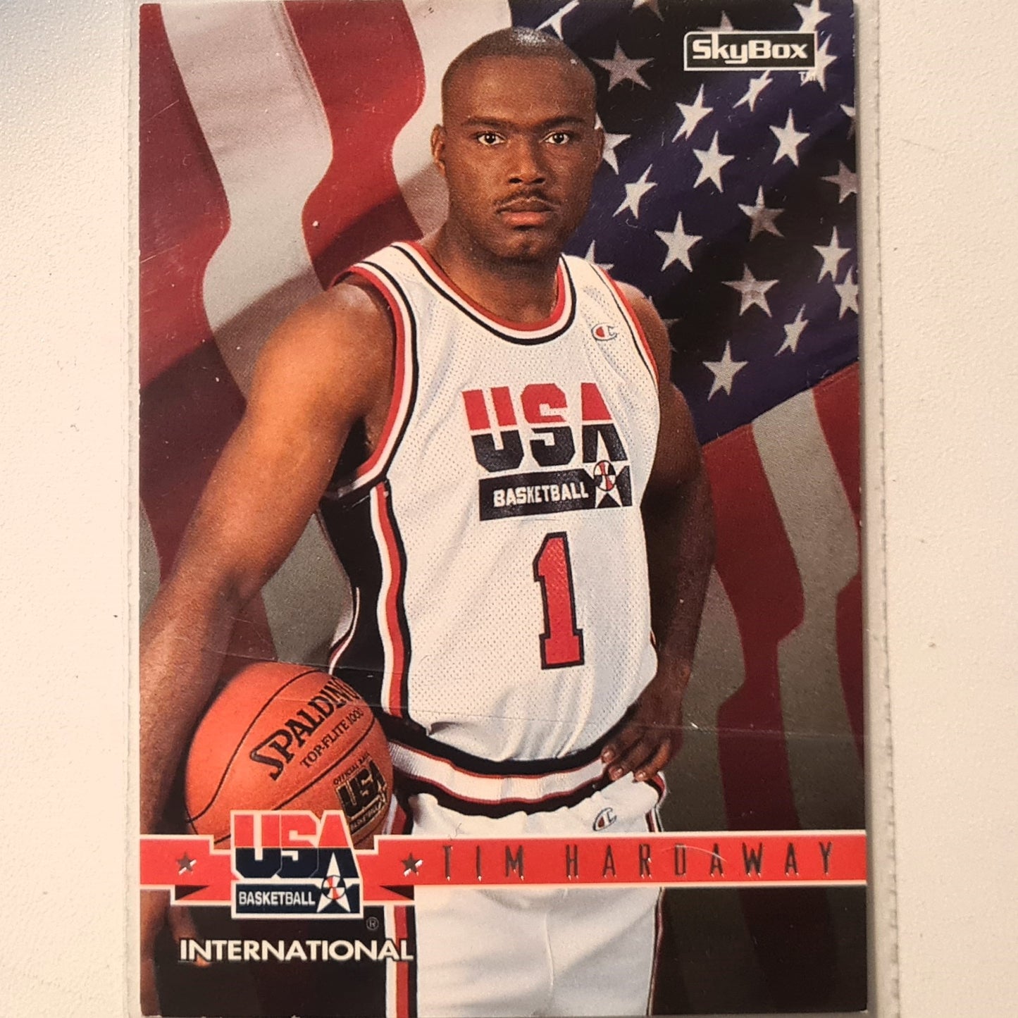 Tim Hardaway 1994 Skybox USA Basketball International #61 NBA Basketball Golden State Warriors very good