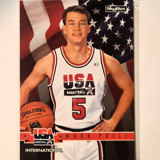 Mark Price 1994 Skybox USA Basketball International #19 NBA Basketball Cleveland Cavaliers very good