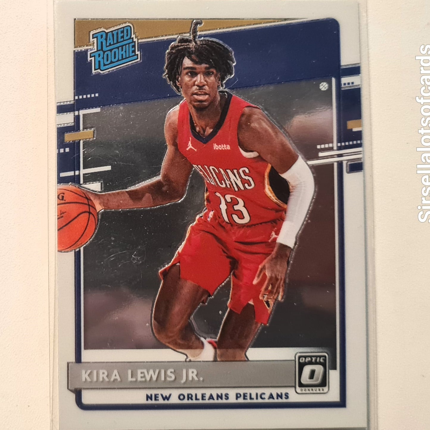 Kira Lewis Jr 2020-21 Panini Donruss Optic Rookie RC #163 NBA Basketball New Orleans Pelicans Excellent-Mint Sleeved