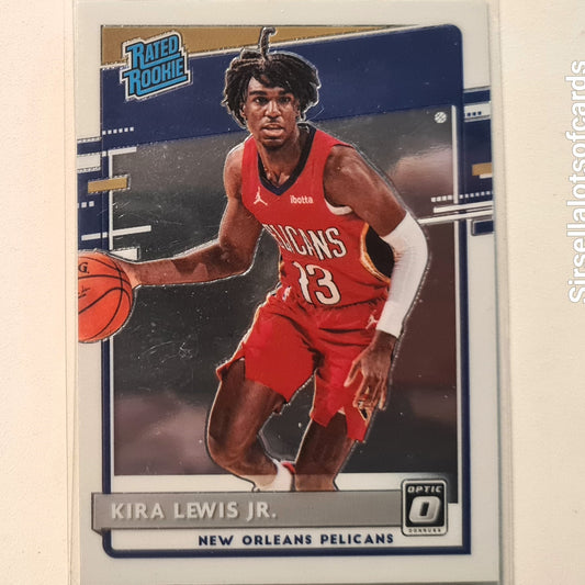 Kira Lewis Jr 2020-21 Panini Donruss Optic Rookie RC #163 NBA Basketball New Orleans Pelicans Excellent-Mint Sleeved
