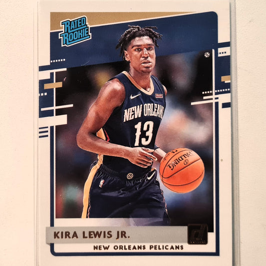 Kira Lewis Jr 2020-21 Panini Donruss Rated Rookie RC #207 NBA Basketball New Orleans Pelicans Excellent-Mint Sleeved