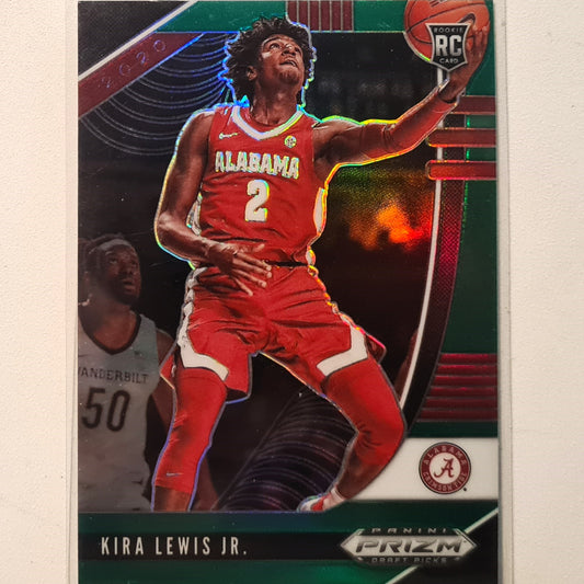 Kira Lewis Jr 2020-21 Panini Prizm Draft Picks Rookie RC Green #24 NBA Basketball New Orleans Pelicans Alabama Excellent-Mint Sleeved