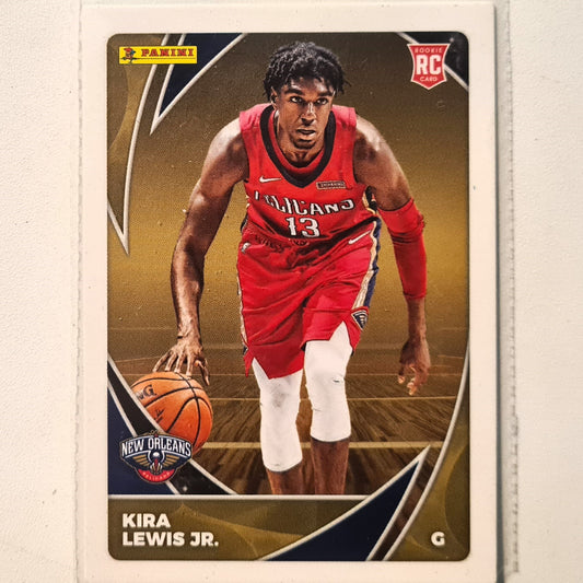 Kira Lewis Jr 2020-21 Panini sticker card collection Rookie RC #93 NBA Basketball New Orleans Pelicans Excellent-Mint Sleeved