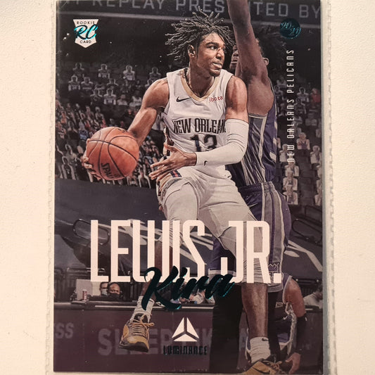 Kira Lewis Jr 2020-21 Panini Chronicles Luminance teal variant Rookie RC #155 NBA Basketball New Orleans Pelicans Excellent-Mint Sleeved