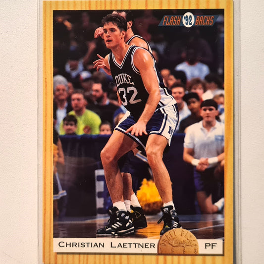 Christian Laettner 1993 Classic Draft Picks Rookie RC #106 NBA Basketball Duke Excellent/mint  Sleeved