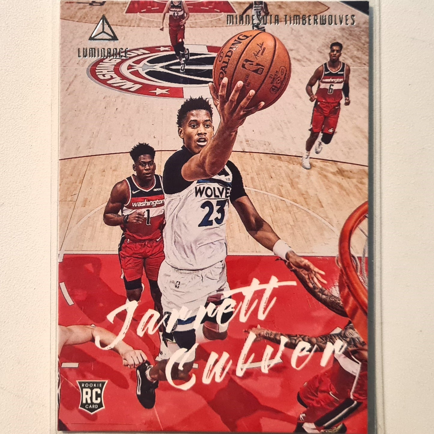Jarrett Culver 2019-20 Panini Chronicles luminance Rookie RC #137 NBA Basketball Minnesota Timberwolves Excellent/mint Sleeved