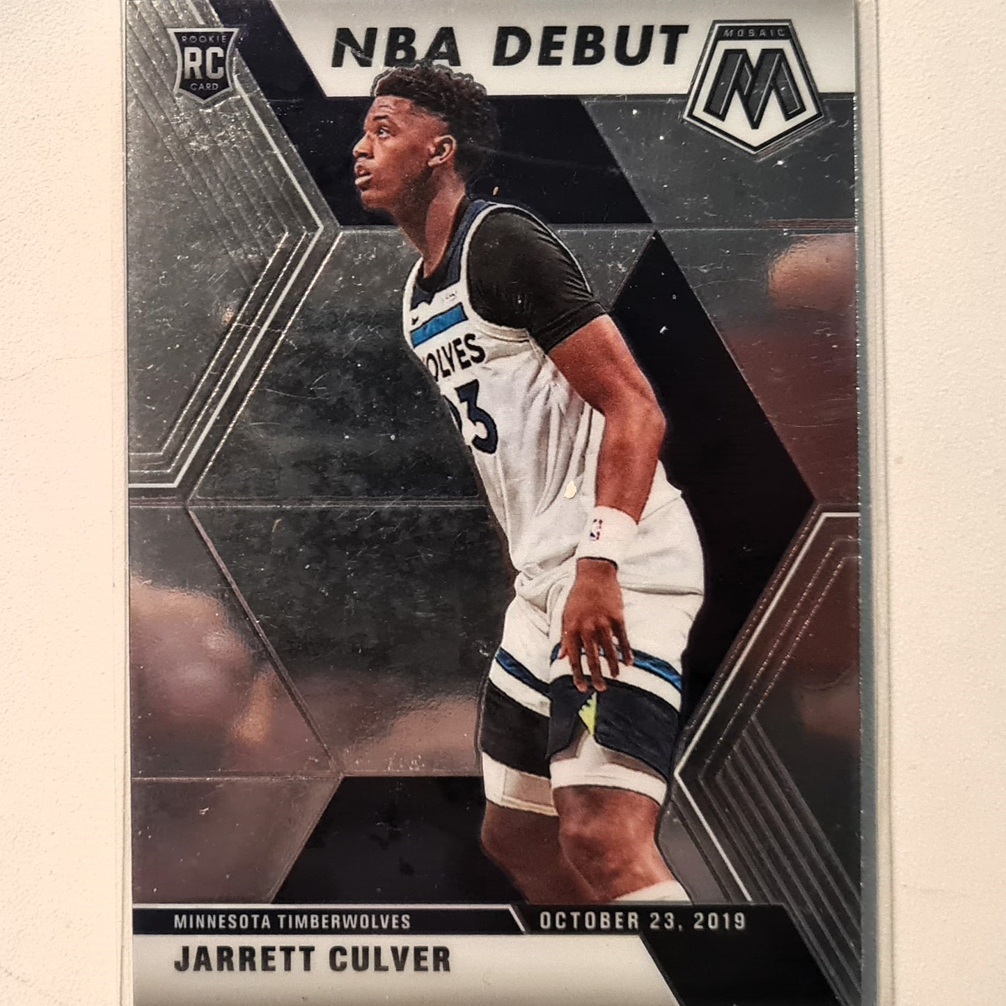 Jarrett Culver 2019-20 Panini Mosaic NBA Debut Rookie RC #263 NBA Basketball Minnesota Timberwolves Excellent/mint Sleeved