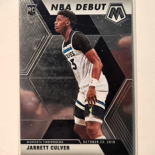 Jarrett Culver 2019-20 Panini Mosaic NBA Debut Rookie RC #263 NBA Basketball Minnesota Timberwolves Excellent/mint Sleeved