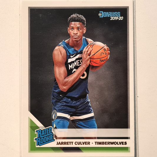 Jarrett Culver 2019-20 Panini Donruss Rated Rookie RC #205 NBA Basketball Minnesota Timberwolves Excellent/mint Sleeved