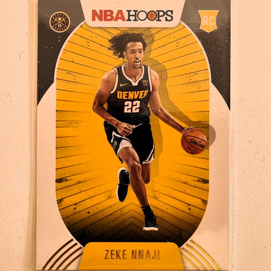 Zeke Nnaji 2020-21 Panini NBA Hoops Rookie RC Winter Edition #235 NBA Basketball Denver Nuggets excellent/mint Sleeved