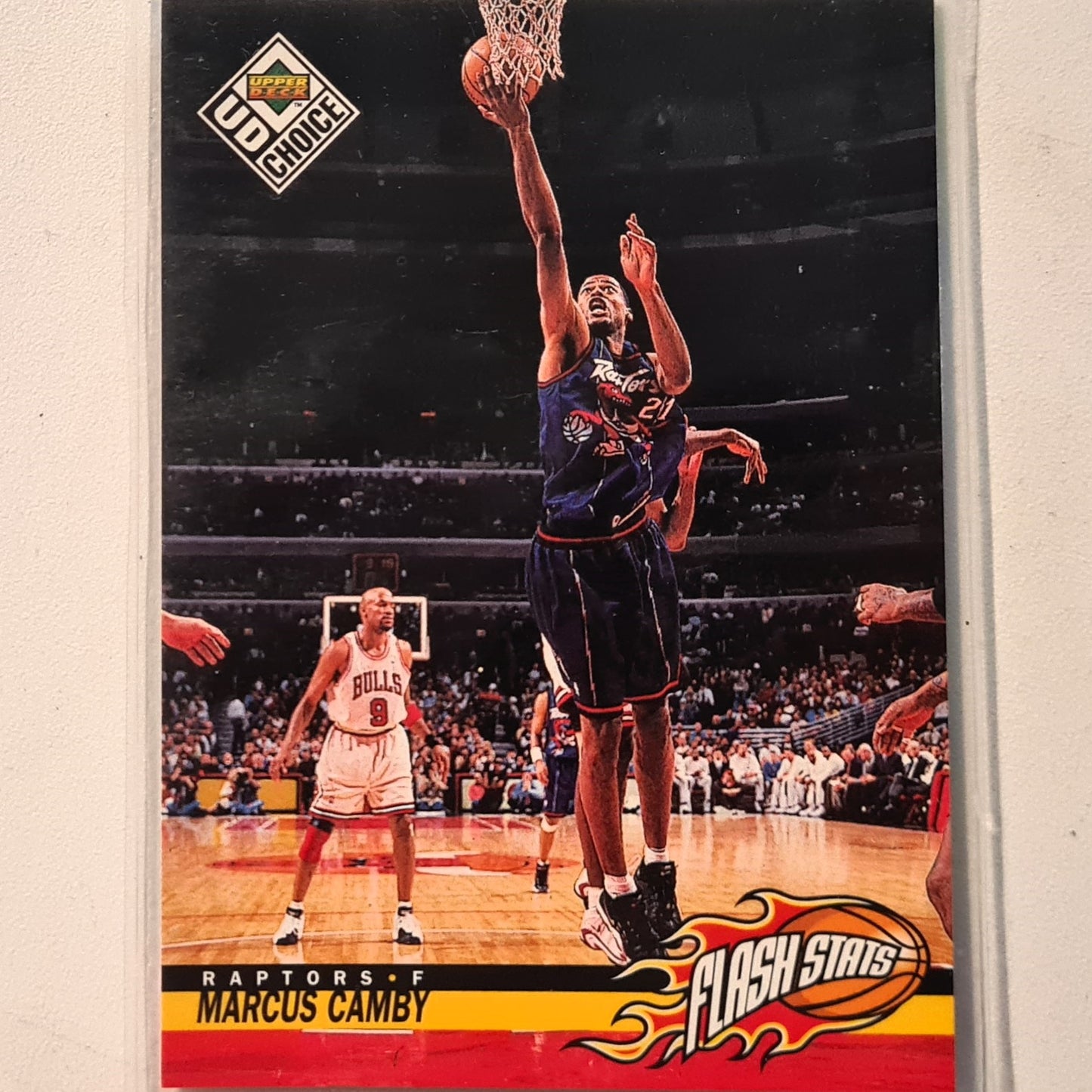 Marcus Camby 1998 Upper-Deck Flash Stats #181 NBA Basketball Toronto Raptors excellent Sleeved