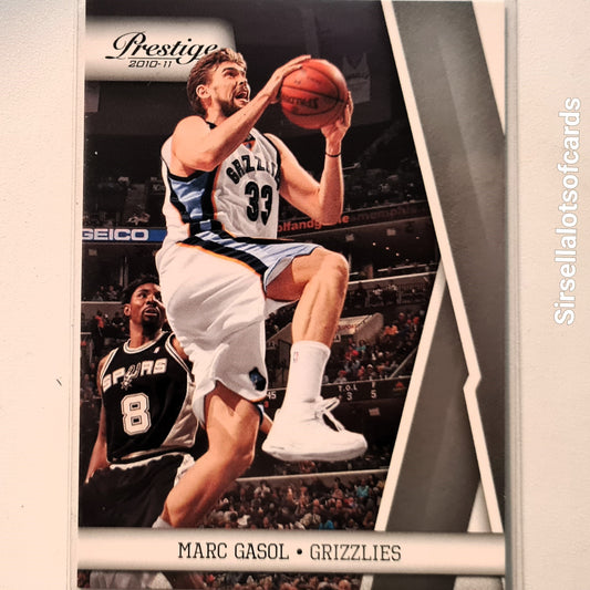 Marc Gasol 2010-11 Panini Prestige #53 NBA Basketball Memphis Grizzlies Excellent Sleeved