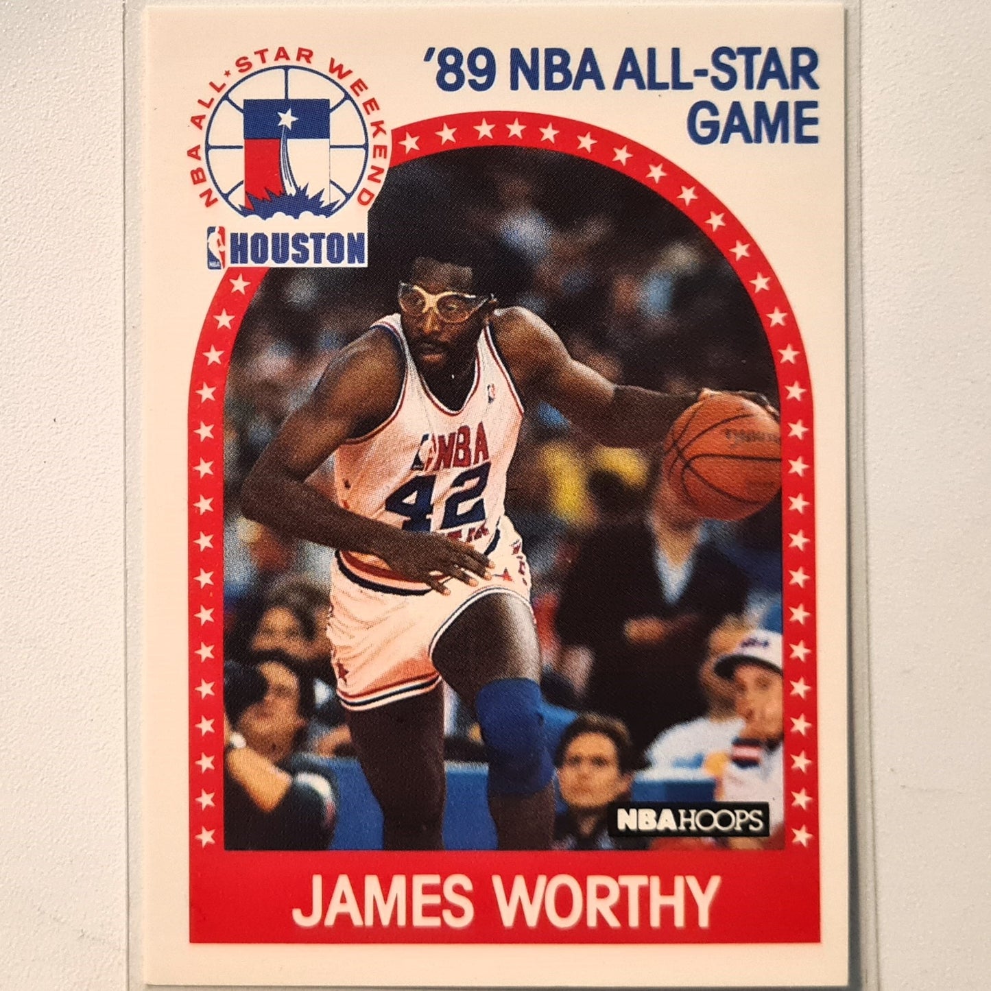 James Worthy 1989 NBA Hoops all star game #219 NBA Basketball LA Lakers Excellent sleeved