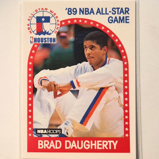 Brad Daugherty 1989 NBA Hoops all star game #48 NBA Basketball Cleveland Cavaliers Excellent sleeved