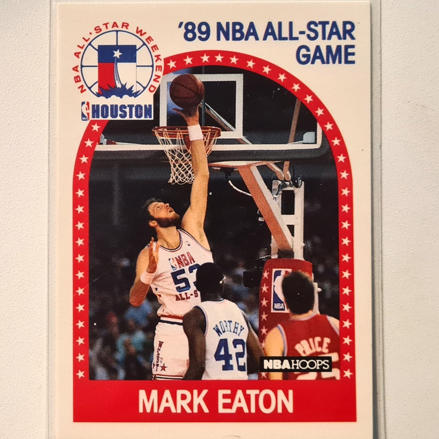 Mark Eaton 1989 NBA Hoops all star game #174 NBA Basketball Utah Jazz Excellent sleeved