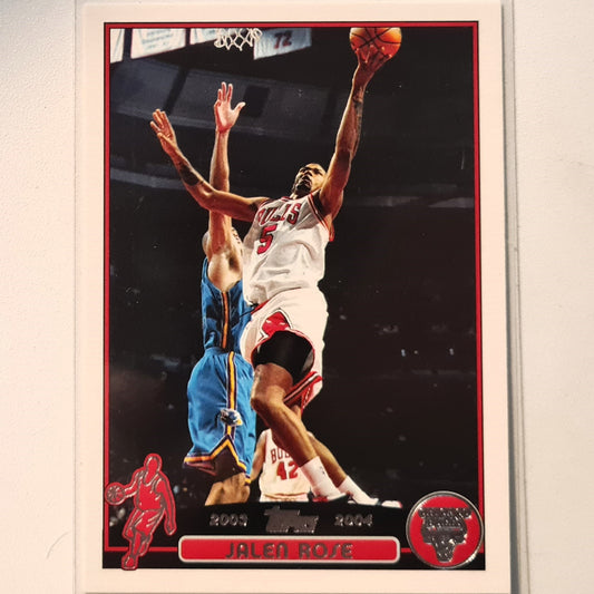Jalen Rose 2003 Topps  #54 NBA Basketball Chicago Bulls Excellent sleeved