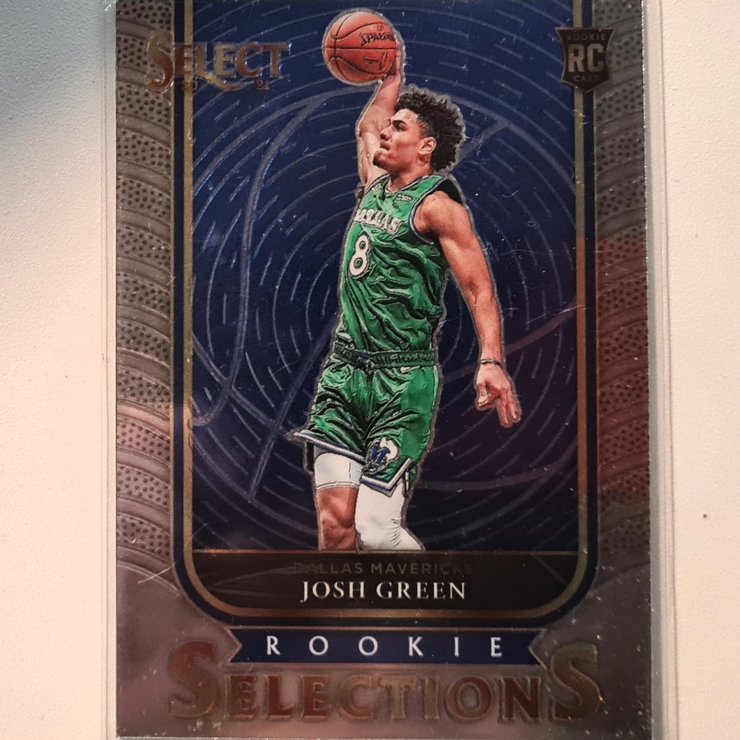 Josh Green 2020-21 Panini Select Rookie Selections RC #14 NBA Basketball Dallas Mavericks Excellent sleeved
