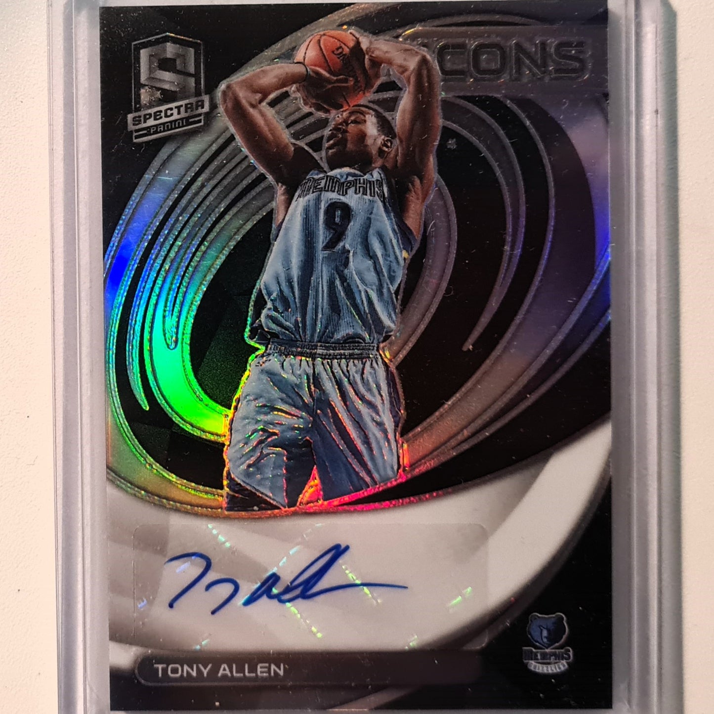 Tony Allen 2021-22 Panini Spectra icons prizm auto 41/99 IA-TYA NBA Basketball Memphis Grizzlies Excellent sleeved