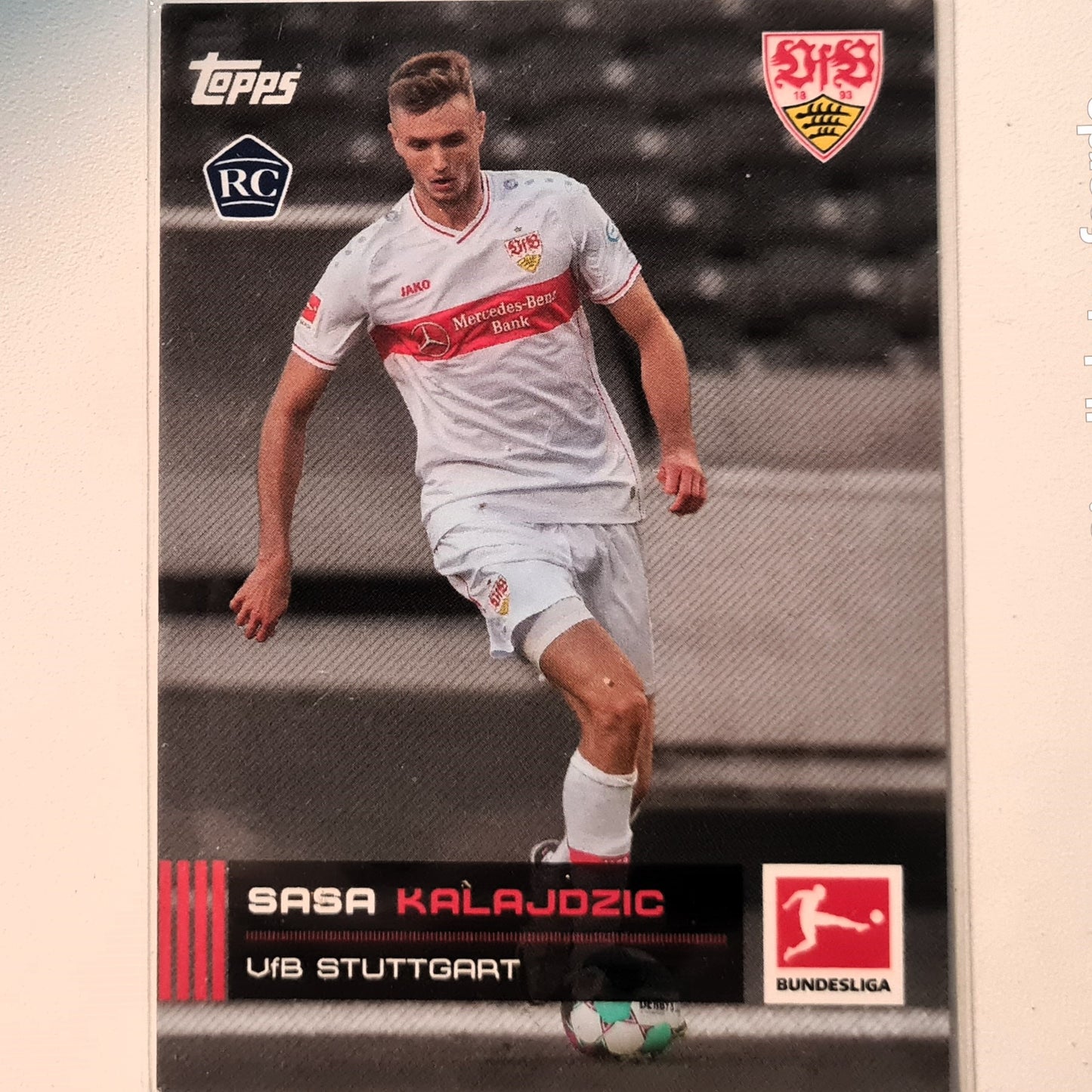 Sasa Kalajozic 2021 Topps Bundesliga  Rookie RC Soccer Football UFB Stuttgart Excellent/mint sleeved