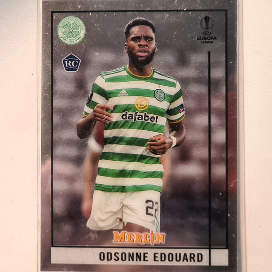 Odsonne Edouard 2021 Topps Merlin Europa League  Rookie RC Soccer Football Celtic Excellent/mint sleeved