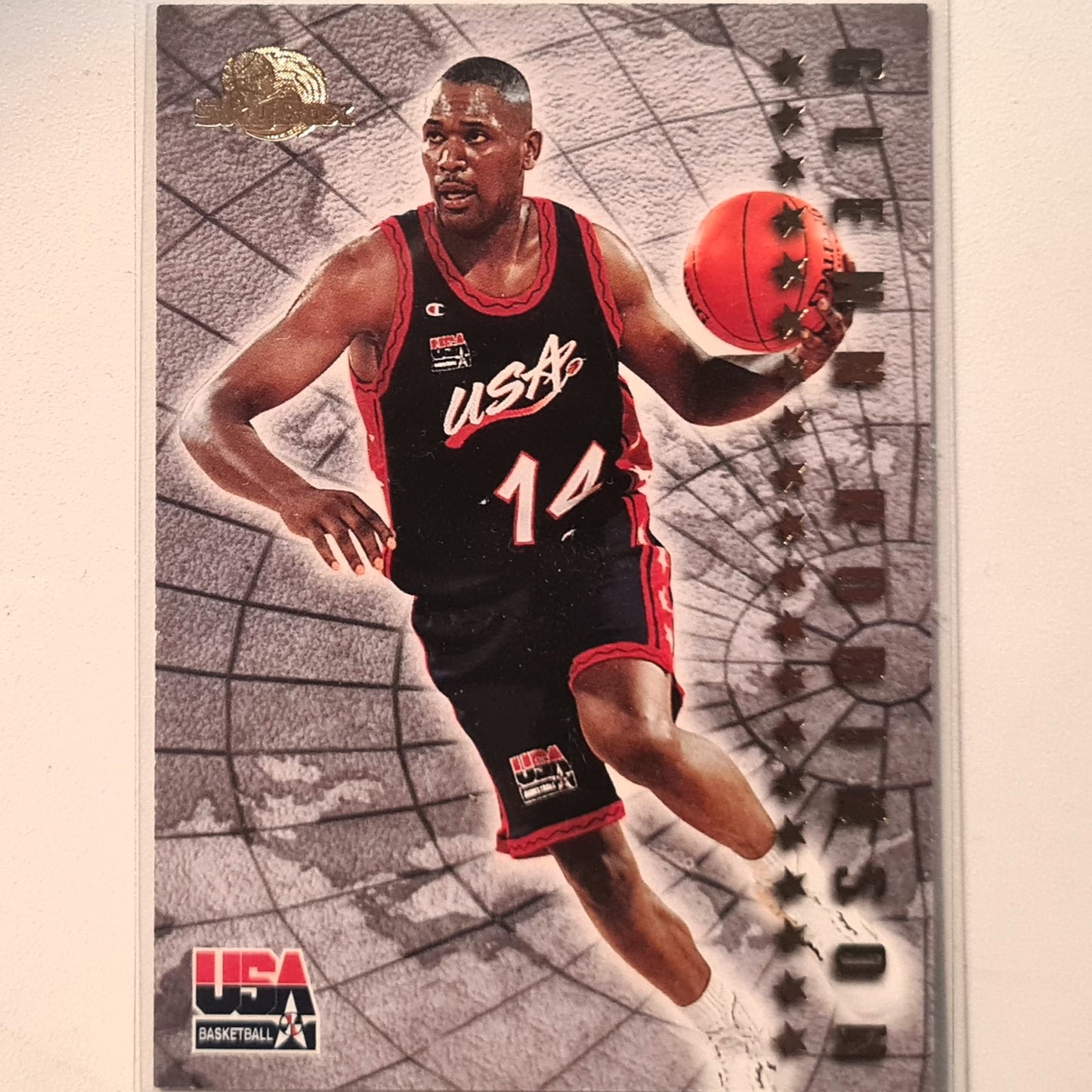 Glenn Robinson 1996 Skybox USA basketball U9 NBA Basketball Milwaukee bucks Excellent Sleeved