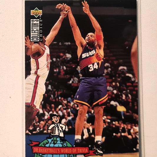 Charles Barkley 1994 Upper-Deck world of trivia #406  NBA Basketball Phoenix Suns Excellent sleeved